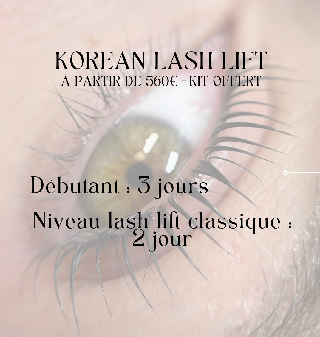 Korean Lash lift