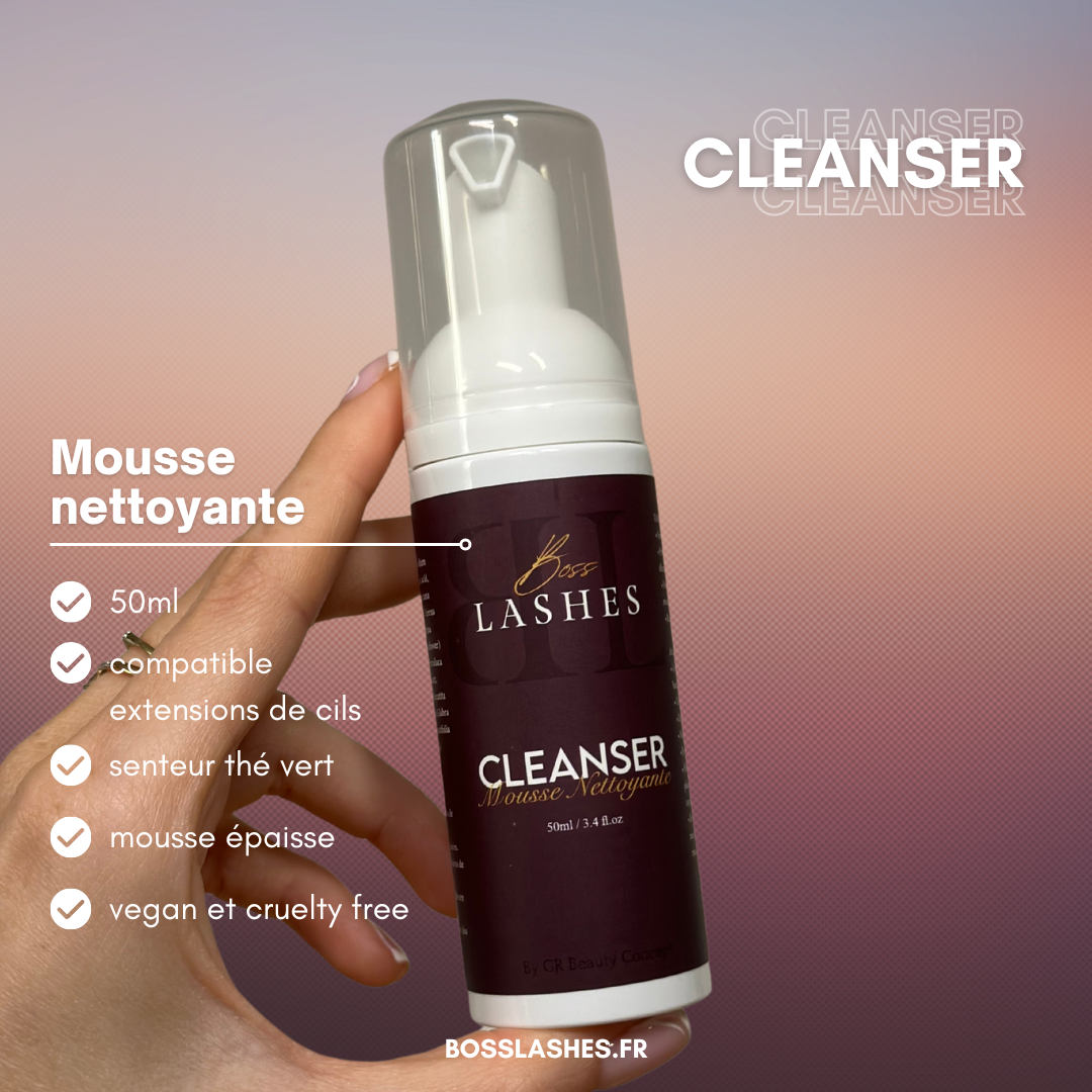 Lot de 5 shampoings pour cils - Le Cleanser