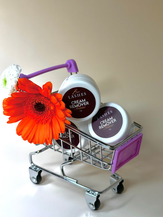Cream remover - crème de retrait pour extensions de cils
