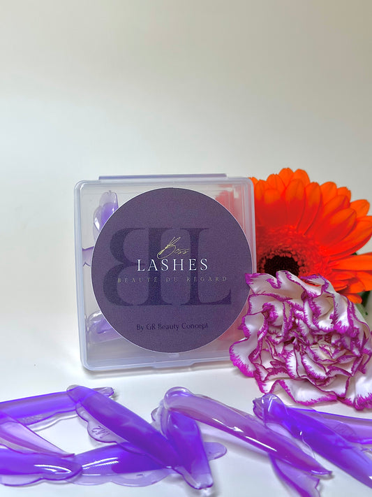 Pads à lash lift Ultra Violet courbe C - 5 tailles