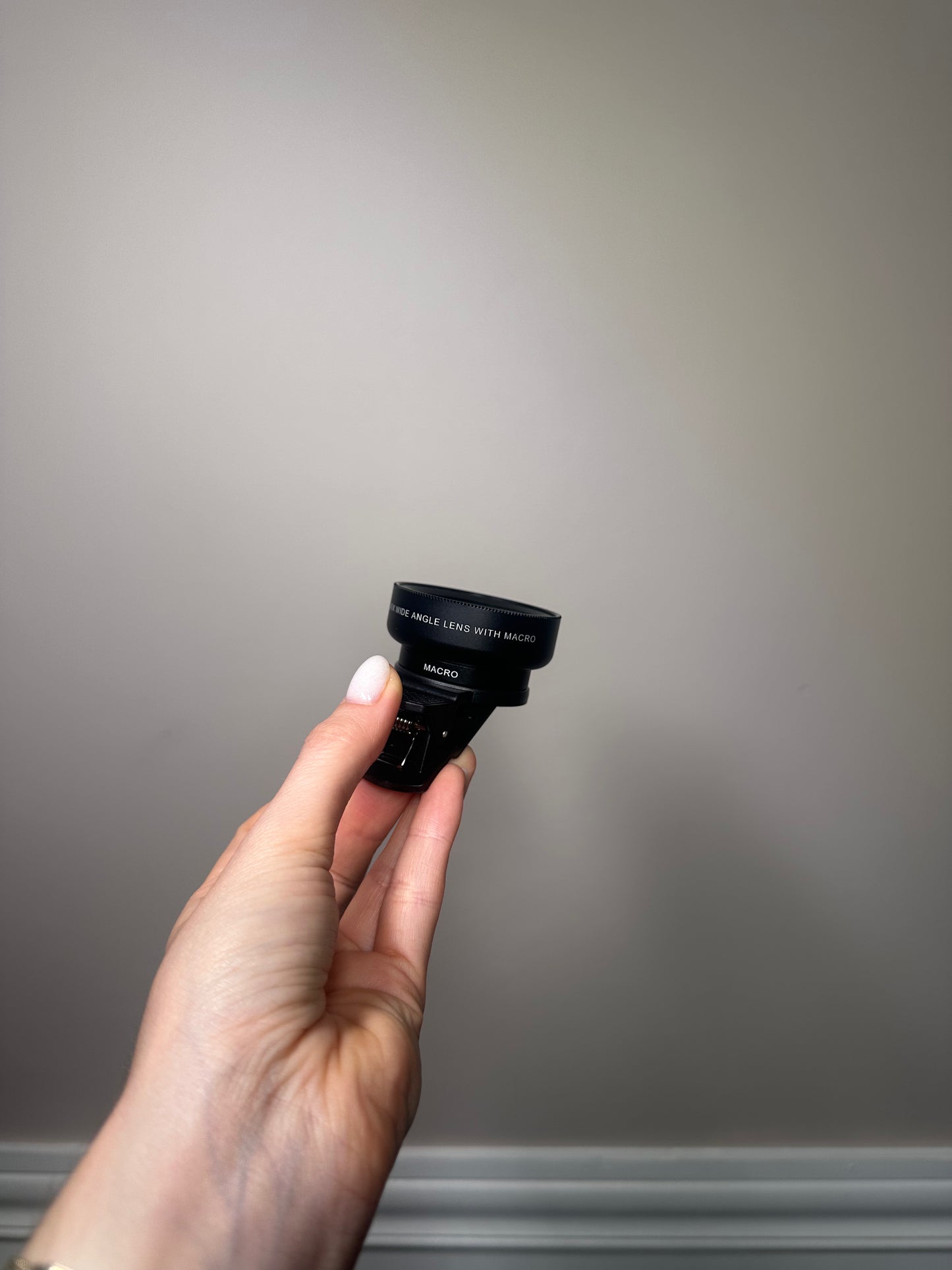 Objectif grand angle + macro